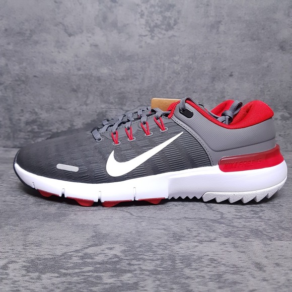 Nike Other - NIKE Free Golf Next Nature Golf Shoes‎ Mens Size 10.5 Iron Grey University Red